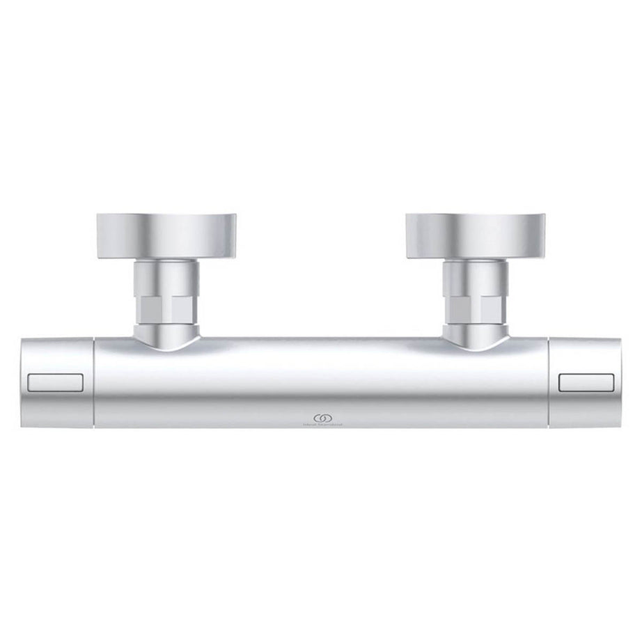 Ideal Standard Shower Bar Valve Mixer Thermostatic Exposed Single Outlet Silver - Image 3