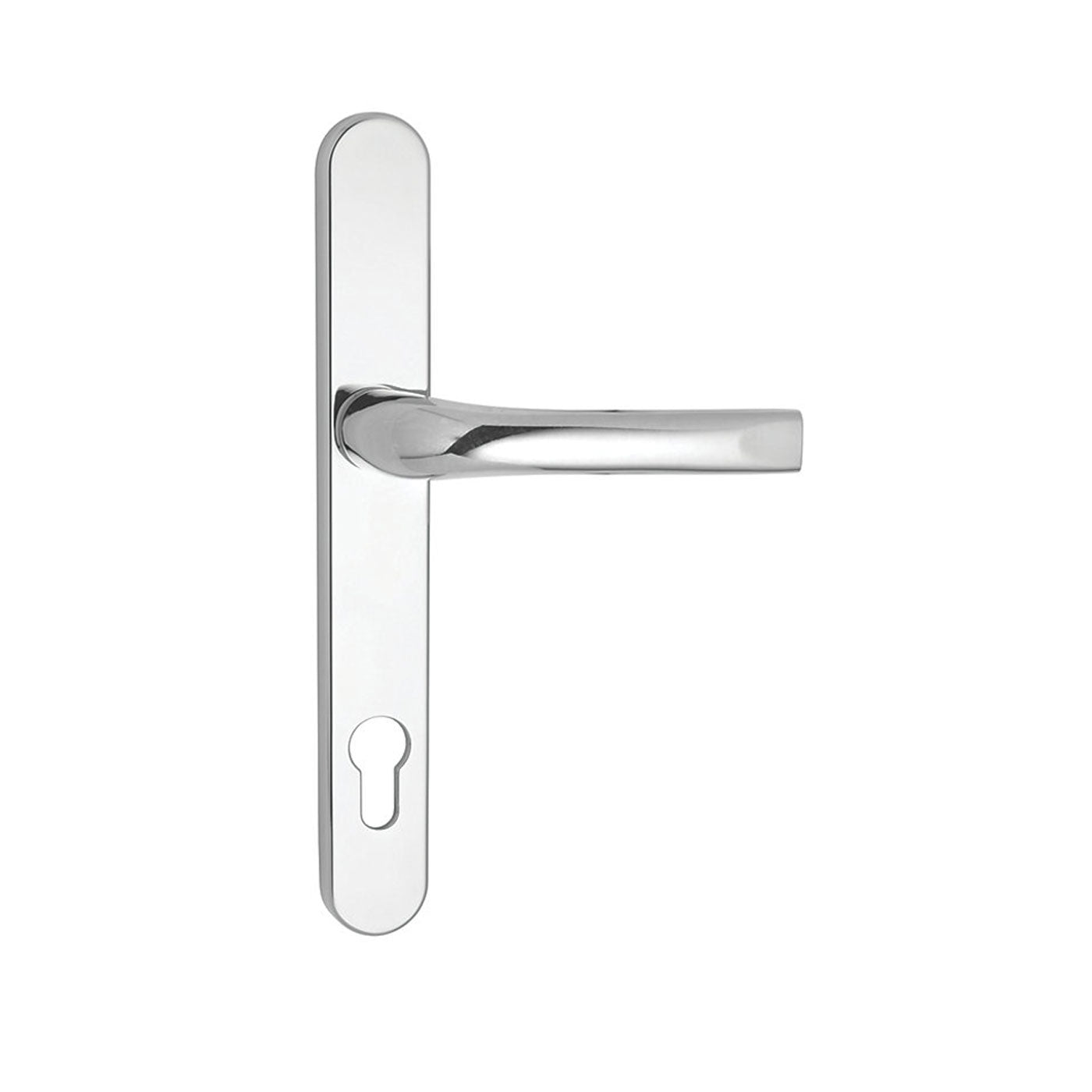 Mila Lever Door Handles Type B  ProLinea Pair Polished Chrome For 44-77mm Door - Image 2