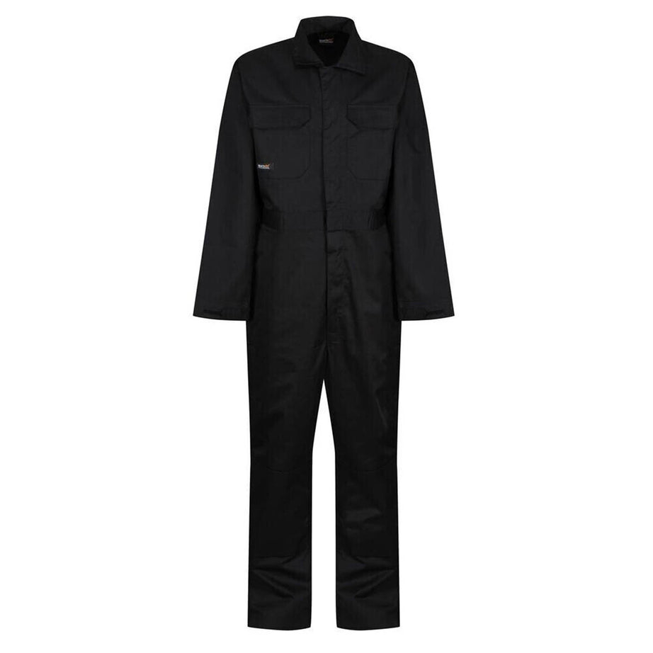 Regatta Coverall 7 Pockets Black Knee Pad Pocket Fasten Comfortable Size 48 XXL - Image 1