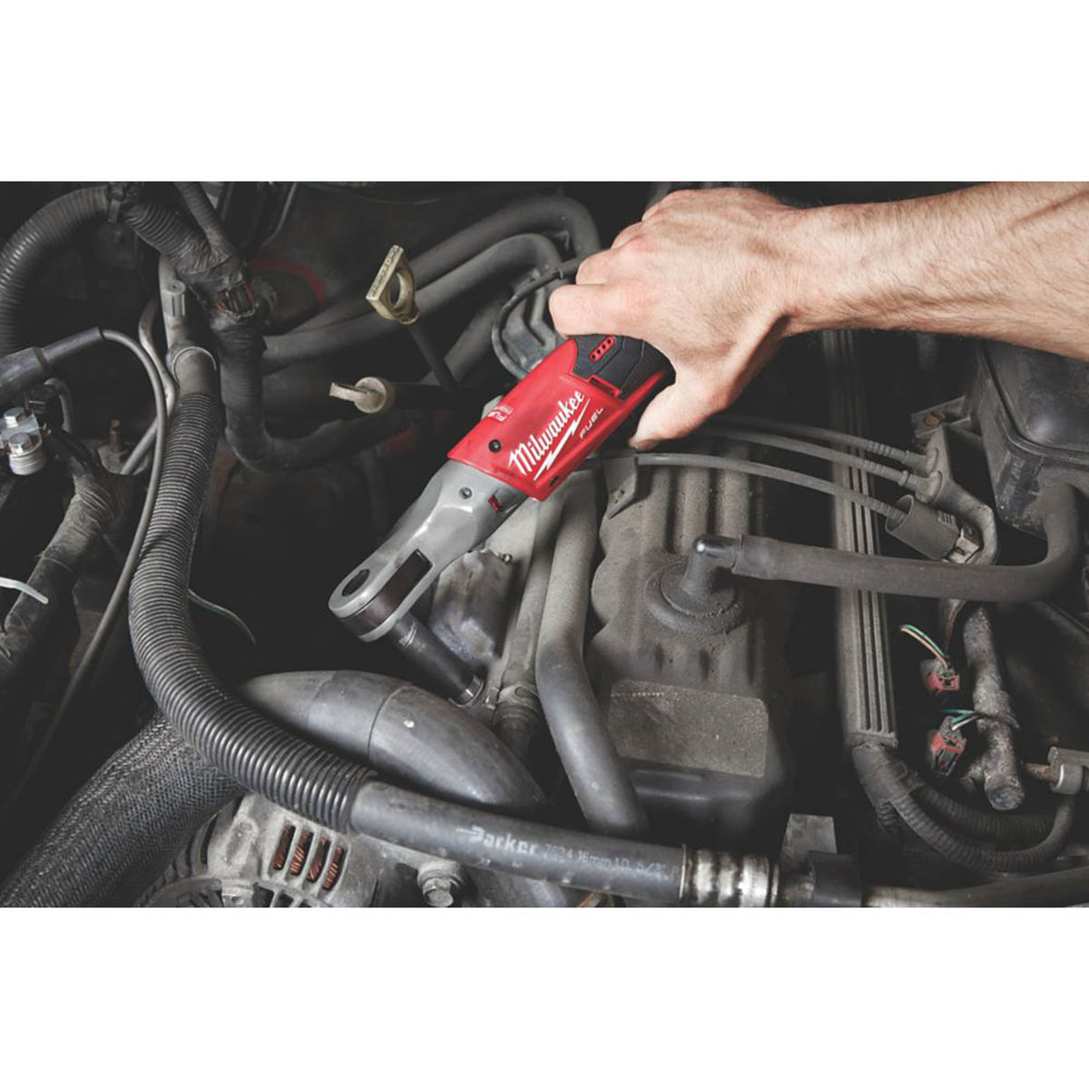 Milwaukee Sub Compact Ratchet Cordless 12V Li-Ion M12FIR12-0FUEL Body Only - Image 4
