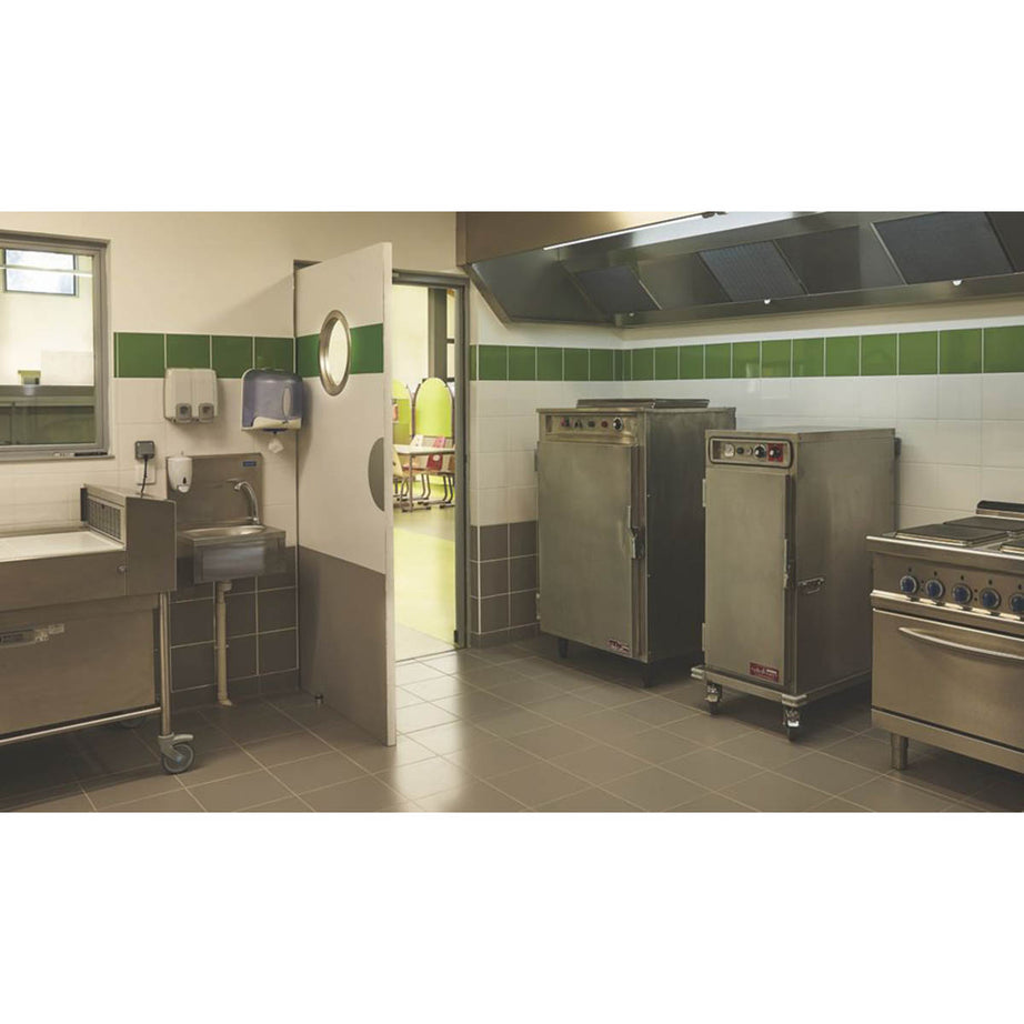 Mottez Porthole Vision Panel For Door Round 390mm Brushed Polished Steel - Image 4