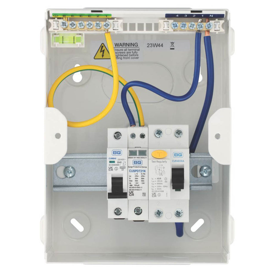 British General EV Charger Consumer Unit with SPD 5-Module 5-Way Part-Populated - Image 6