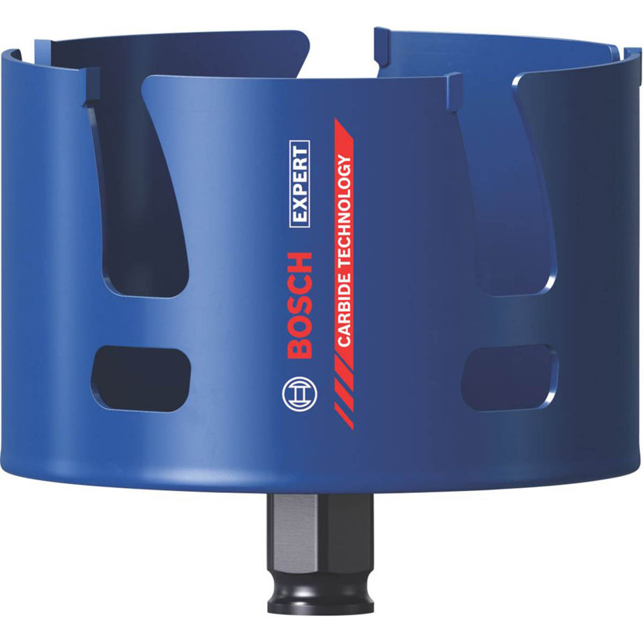 Bosch Hole Saw 105mm Expert Drill Bit Carbide Multi-Material Softwood Bricks - Image 1