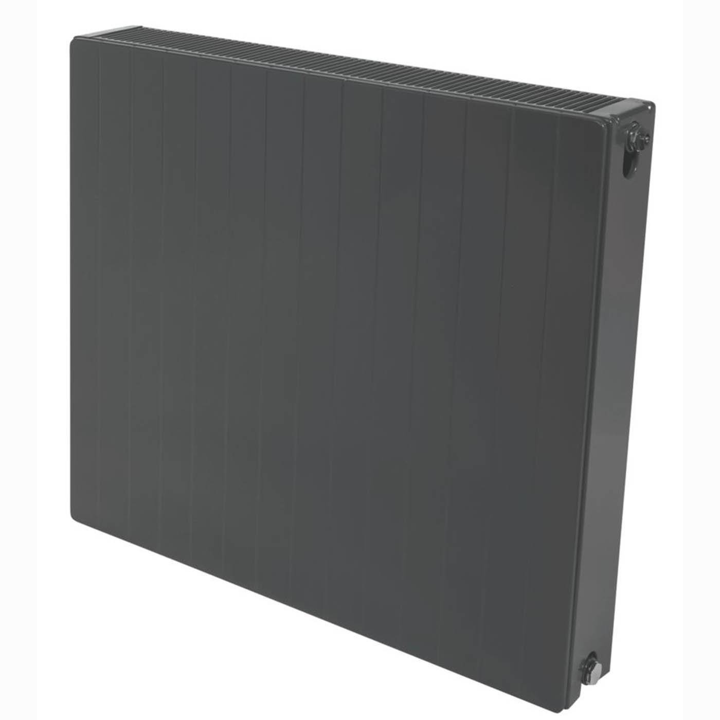 Stelrad Double Convector Radiator Flat Panel Type 22 600x500mm Grey 2716BTU - Image 1