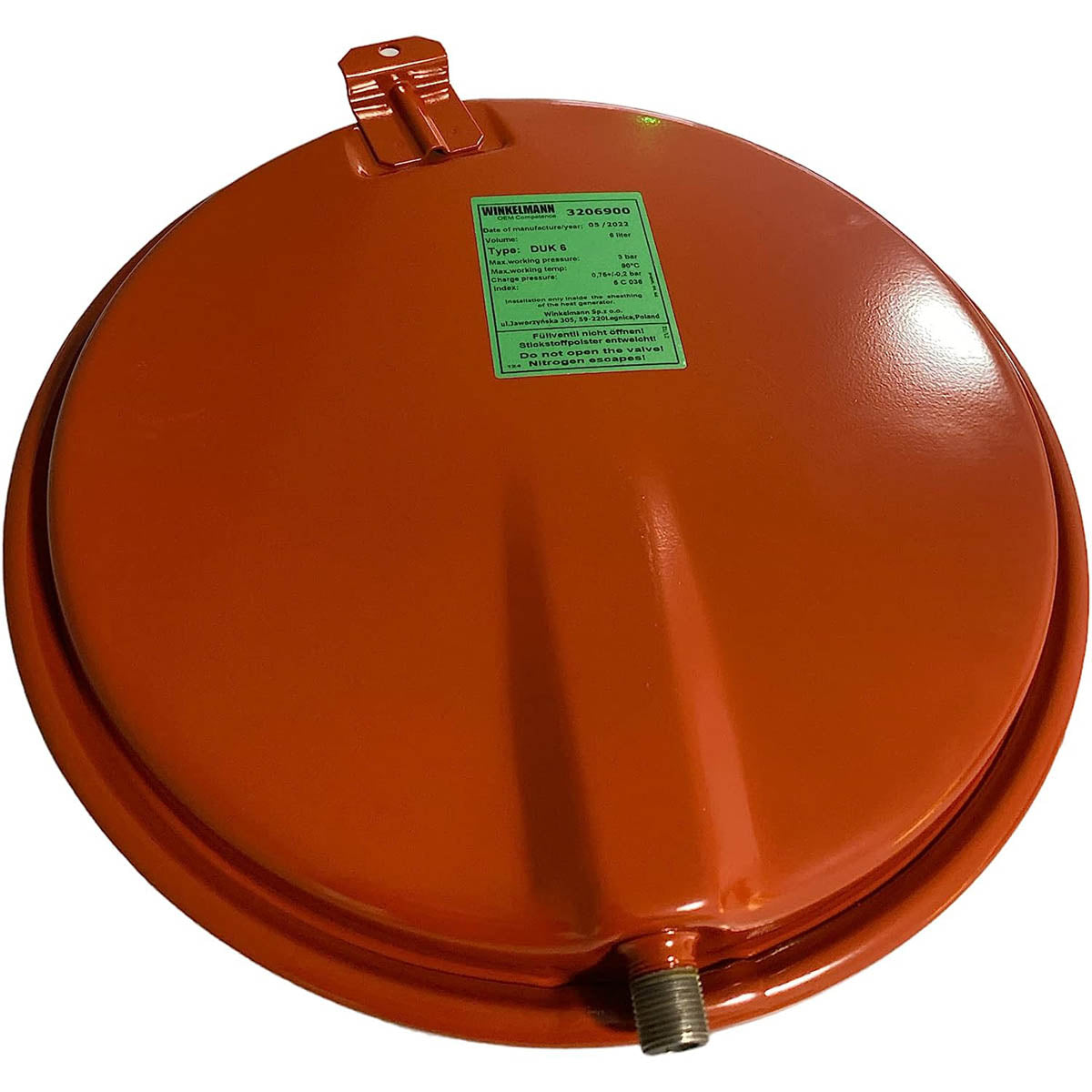 Worcester Bosch Expansion Vessel 87161055450 Boiler Spares Part Hydraulics - Image 1