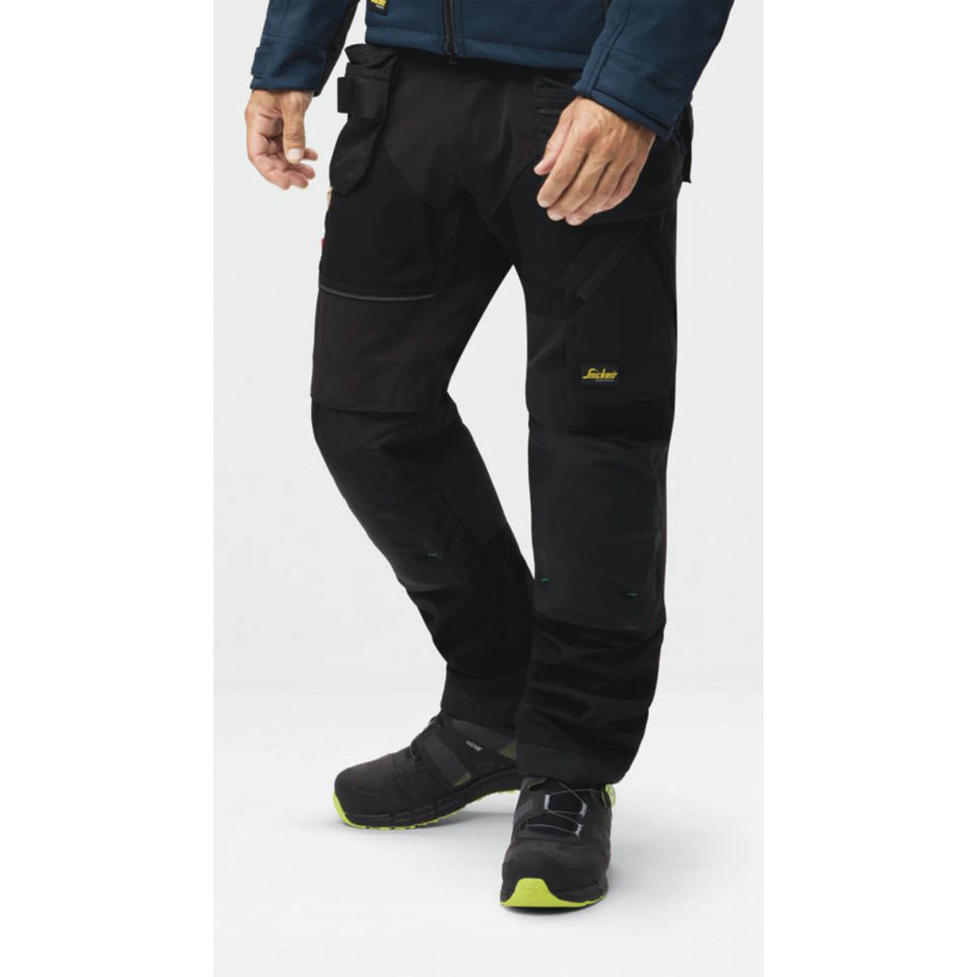 Snickers 6902 Stretch Work Trousers Black 30" W 30" L - Image 3
