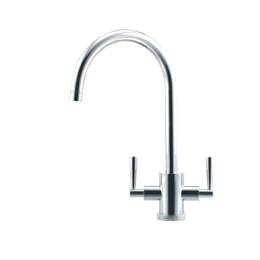 Franke Kitchen Tap Mono Mixer Olympus Chrome Dual Lever Control - Image 1