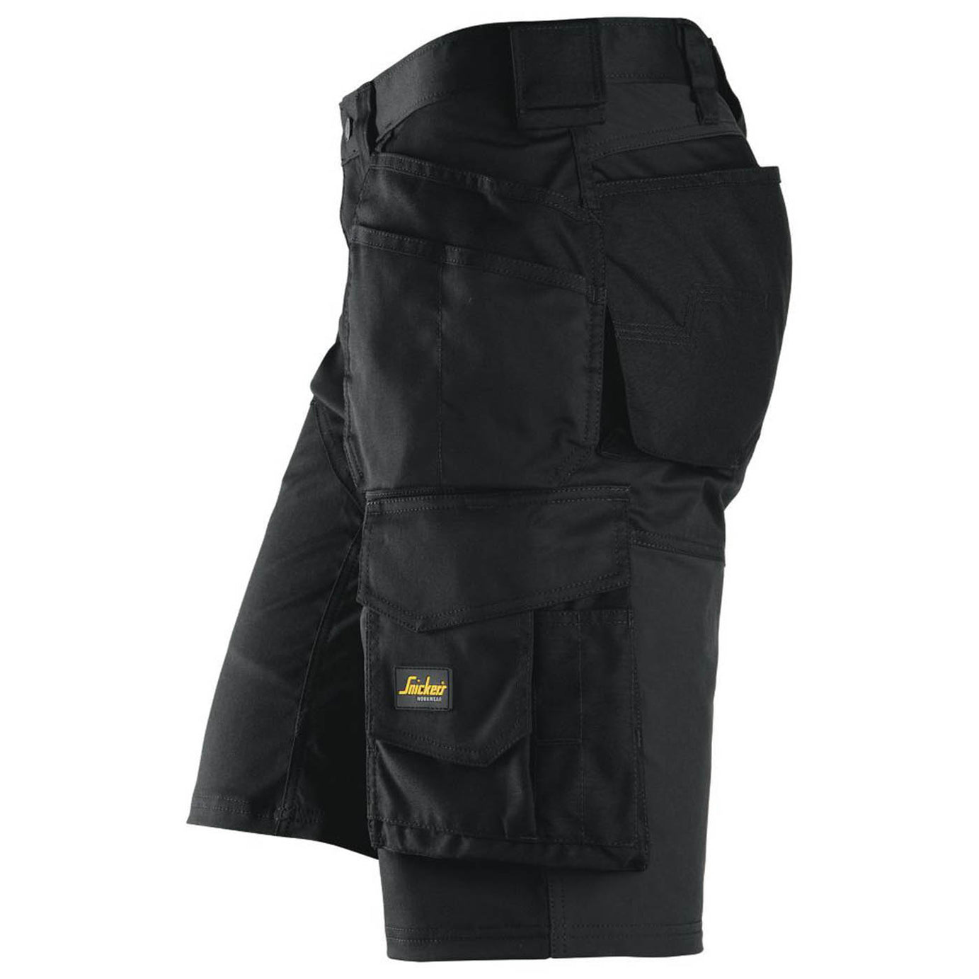 Snickers Work Shorts 16 Pockets 6151 Stretch Cargo Black Breathable 38" W - Image 4