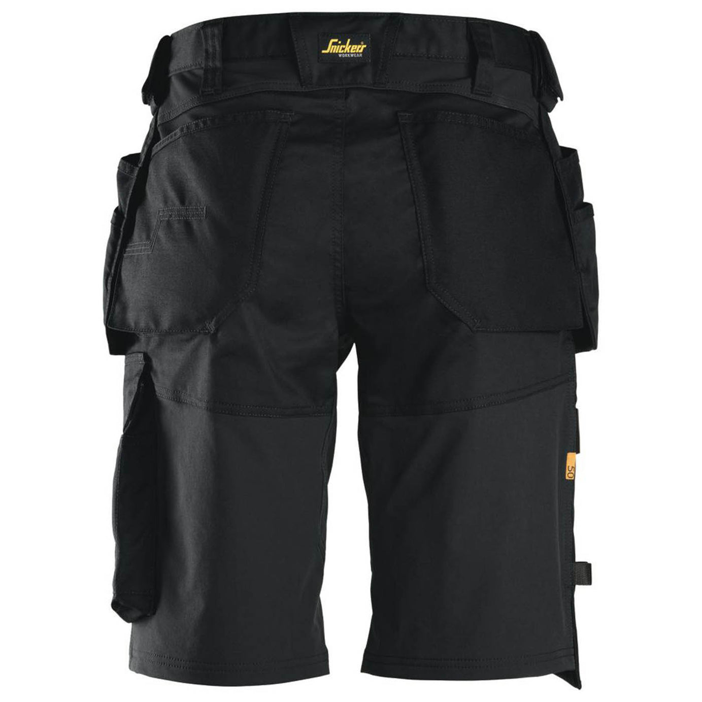 Snickers Work Shorts 16 Pockets 6151 Stretch Cargo Black Breathable 38" W - Image 5