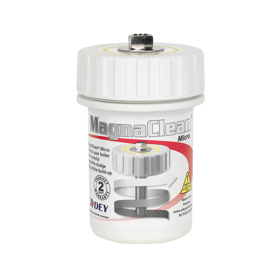 MagnaClean Boiler Filter Micro White Magnetic Central Heating Compact 22mm - Image 1