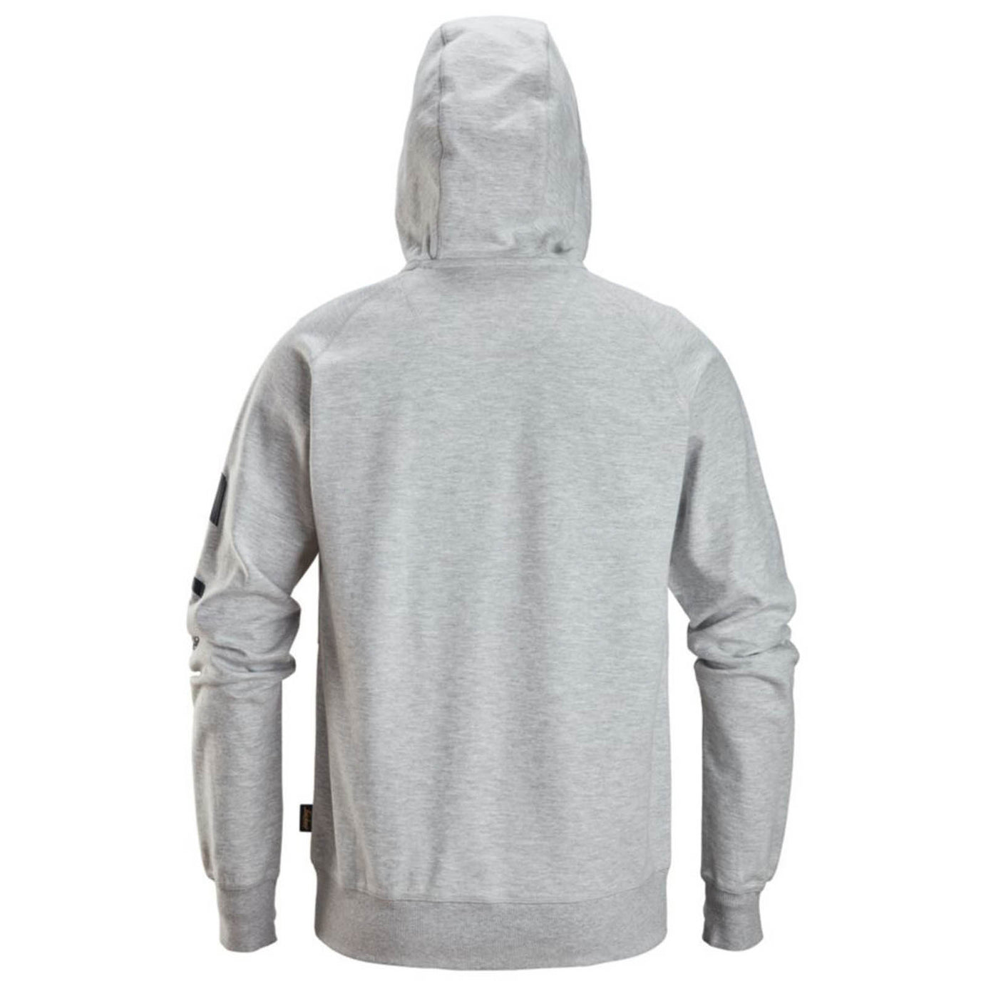 Snickers 2895 Logo  Full Zip Hoodie Grey Melange  Large 43" Chest - Image 2