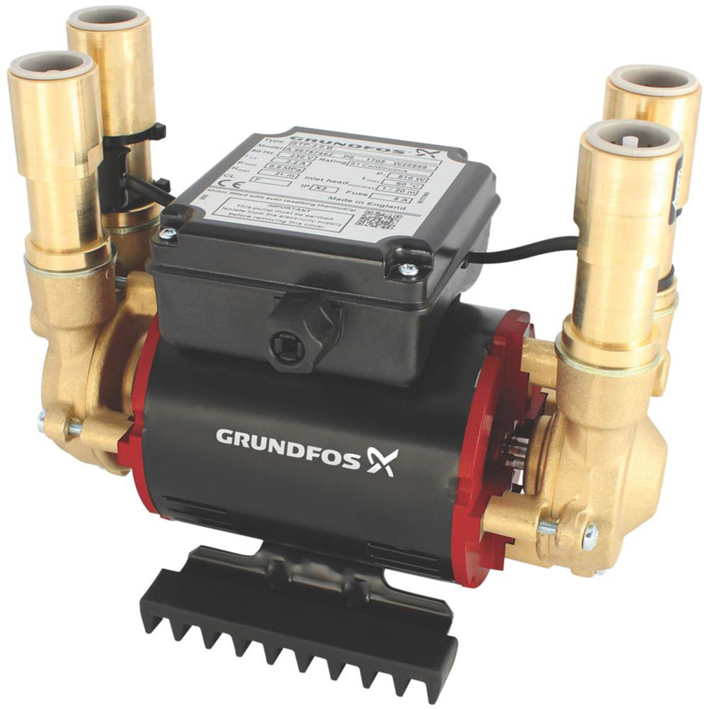 Grundfos Twin Shower Pump 96787466 Positive Head Regenerative Low Noise 3.0bar - Image 1