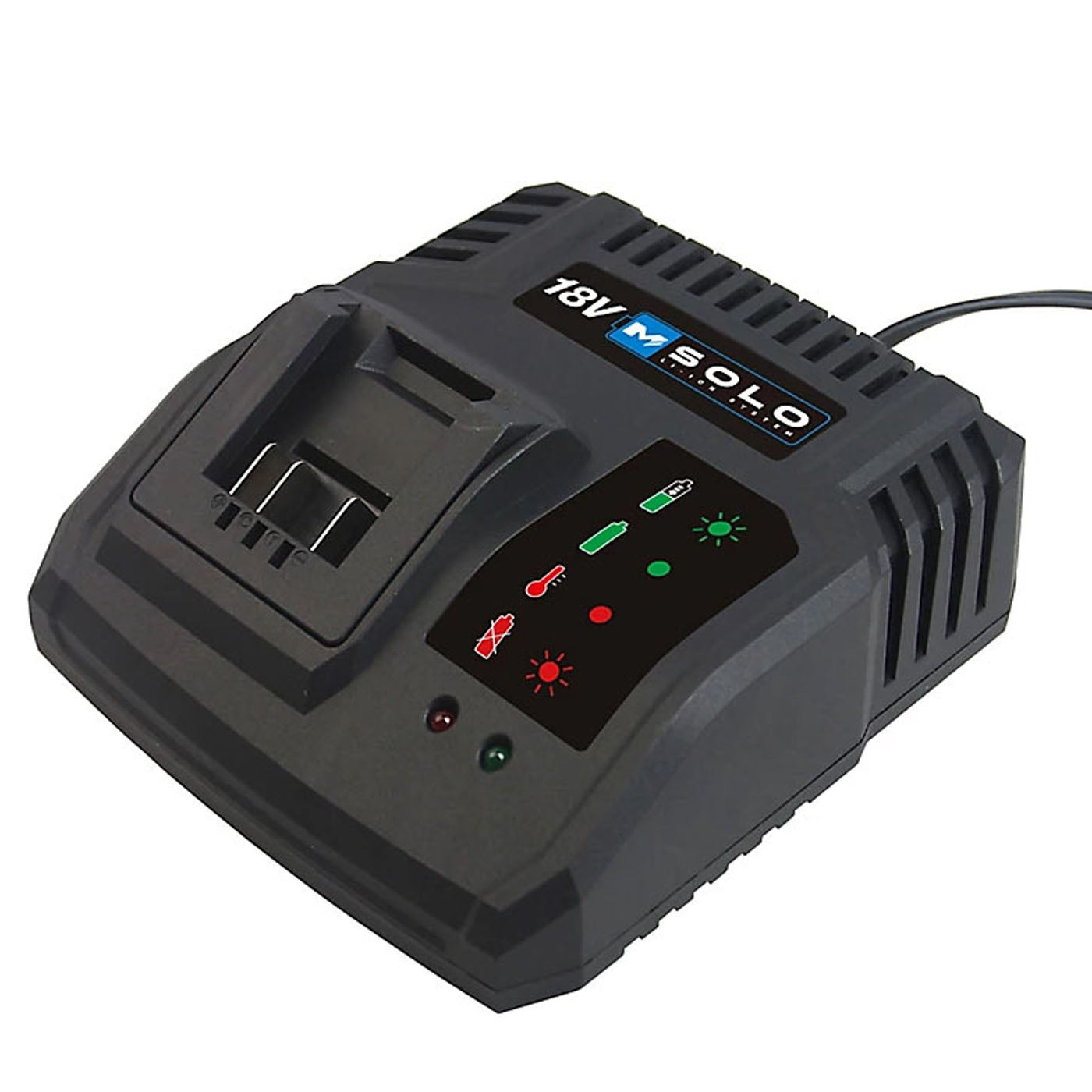 Mac Allister Battery Charger 4Ah 18V MFC18 Fast SOLO Range Black Compact - Image 1