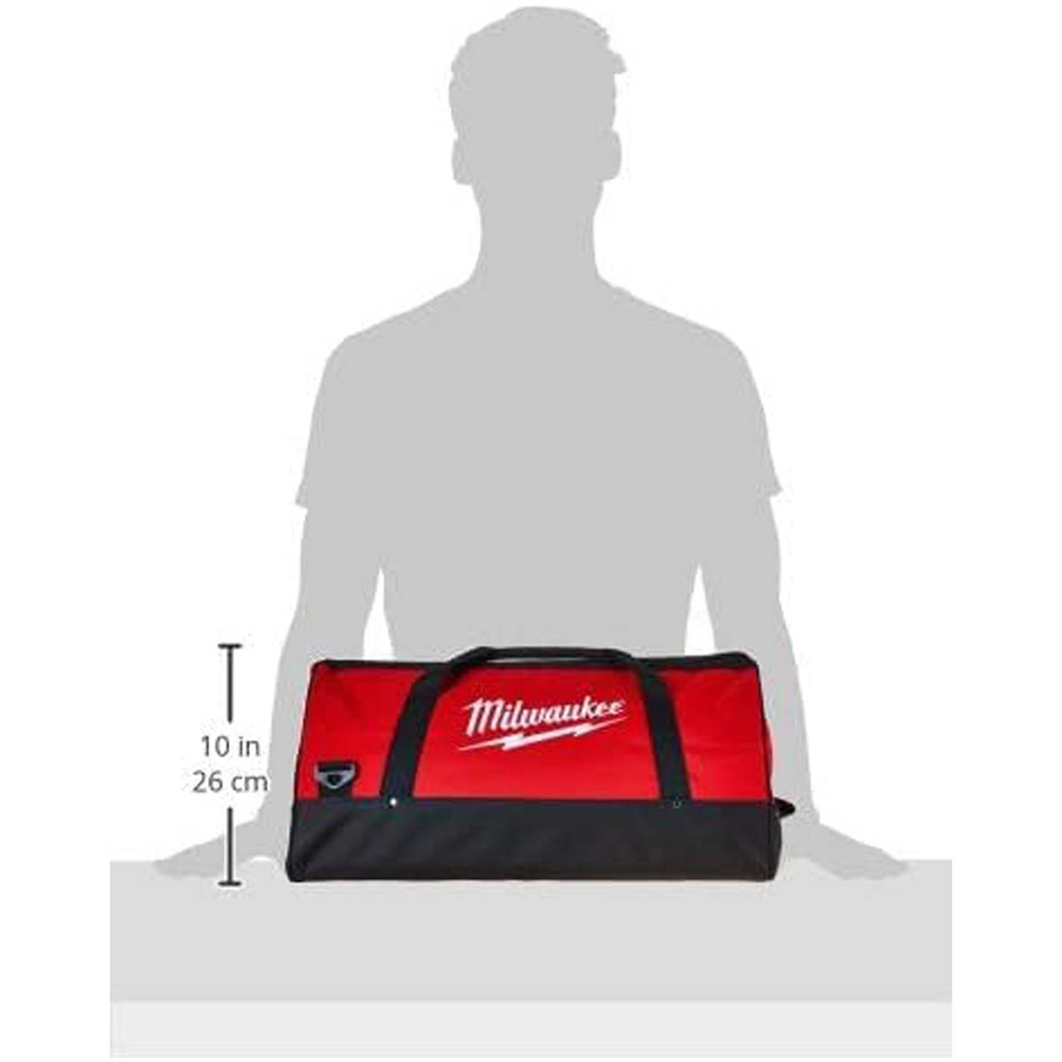 Milwaukee Tool Bag Canvas 6 Interior Pockets Heavy Duty 23 x 12 x 12 In - Image 2