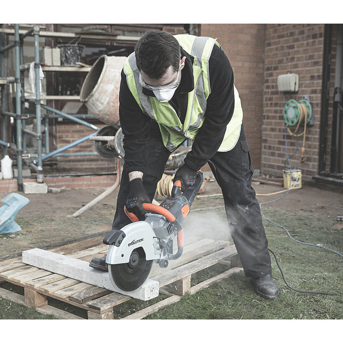 Evolution Disc Cutter Electric R300DCT 300mm Dry Use Only Heavy Duty 2400W - Image 4